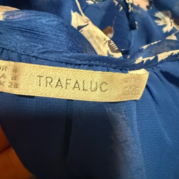 Zara Trafaluc Blue Maxi A-Line Skirt for Resort Wear - Picture 5 of 5